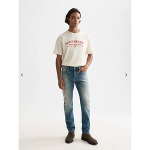 Scotch & Soda Men's Ralston Straight Jeans 32X32 Distressed Amsterdam $158